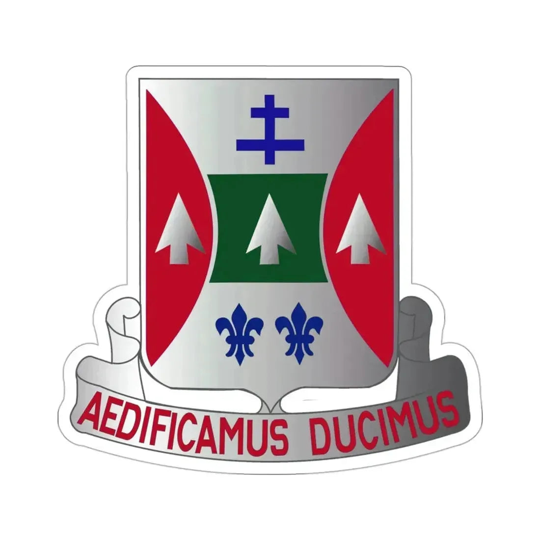 132 Engineer Battalion (U.S. Army) STICKER Vinyl Die-Cut Decal - The Sticker Space