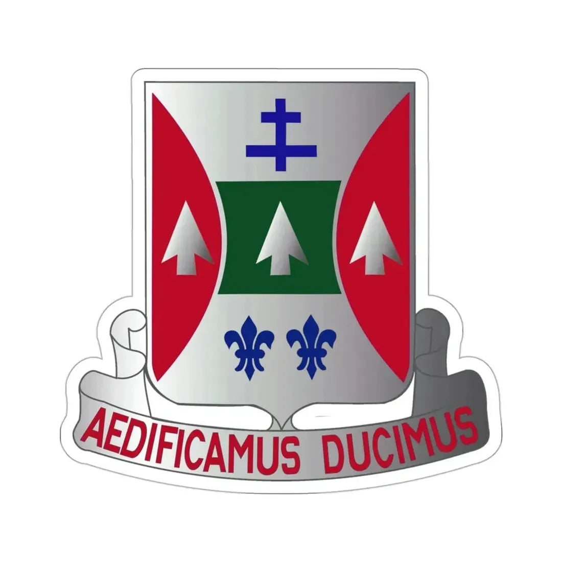 132 Engineer Battalion (U.S. Army) STICKER Vinyl Die-Cut Decal - The Sticker Space