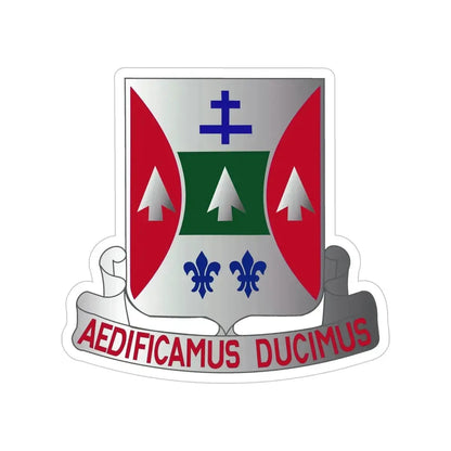 132 Engineer Battalion (U.S. Army) Transparent STICKER Die-Cut Vinyl Decal - The Sticker Space