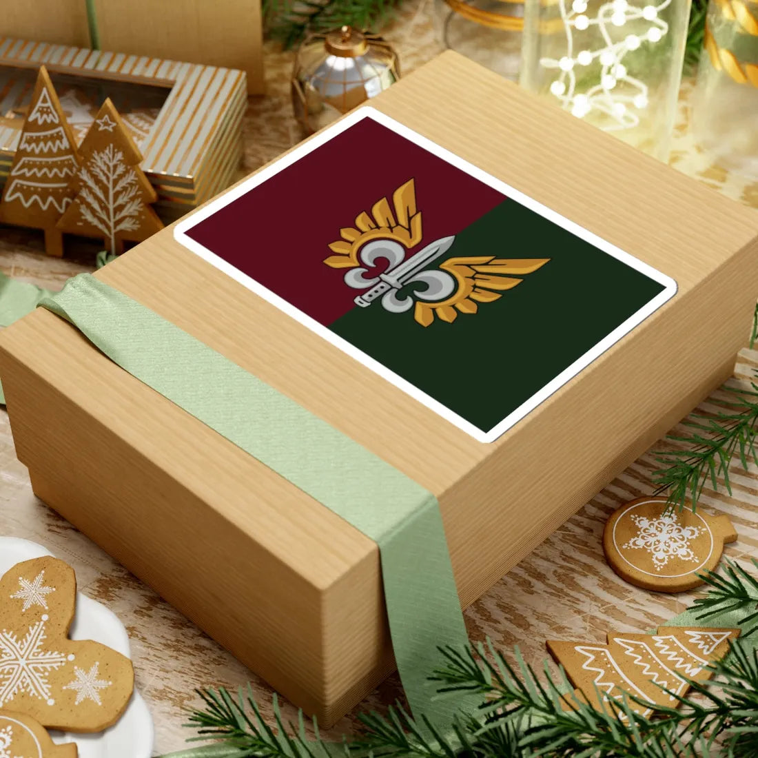 132-ОРБ прапор (Ukraine) STICKER Vinyl Kiss-Cut Decal - The Sticker Space