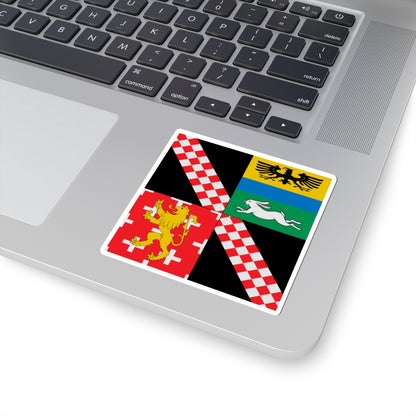 Flag of Mauro-Giuseppe Lepori (Switzerland) STICKER Vinyl Kiss-Cut Decal