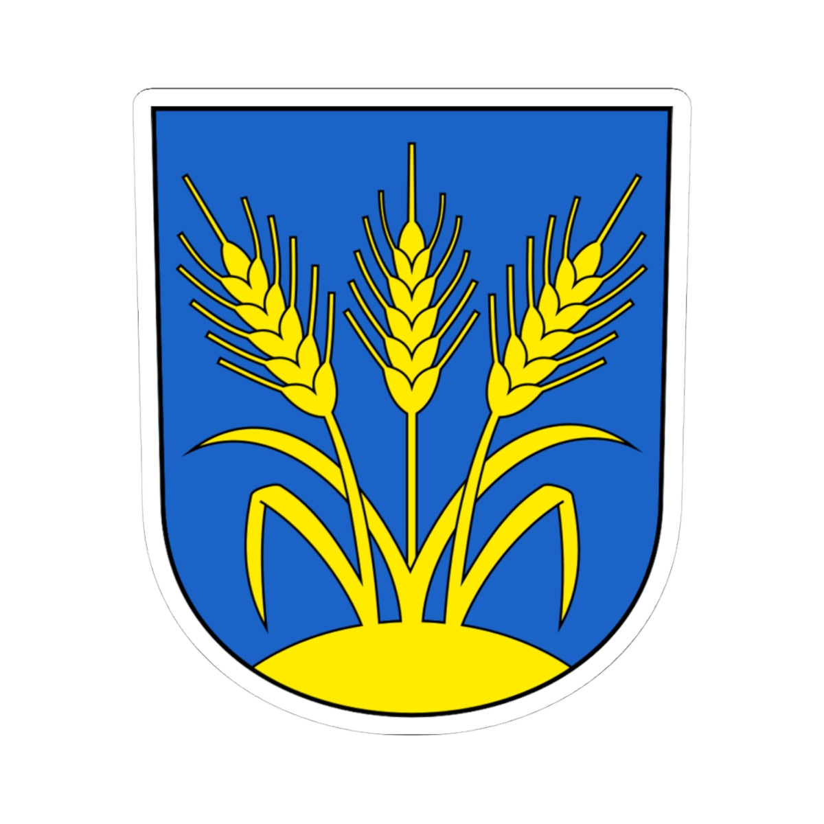 Ramsen-blazon (Switzerland) (Coat of Arms) STICKER Vinyl Kiss-Cut Decal