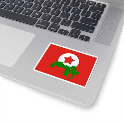 Flag of the Toilers League Lebanon (Lebanon) STICKER Vinyl Kiss-Cut Decal