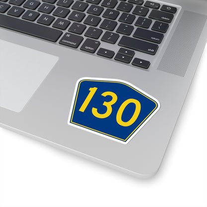 PR secondary 130 (Puerto Rico) (Road Sign) STICKER Vinyl Kiss-Cut Decal