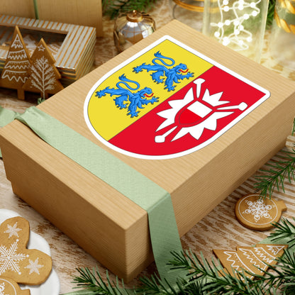 Arms of Schleswig-Holstein (Denmark) (Coat of Arms) STICKER Vinyl Kiss-Cut Decal