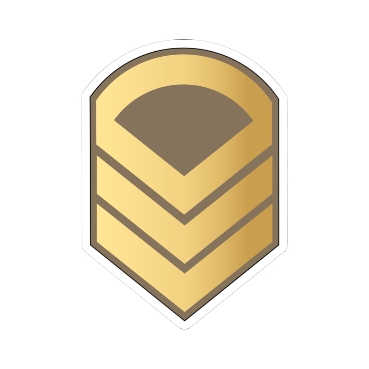 04. KLF SFC (Kuwait) (Military Rank) STICKER Vinyl Kiss-Cut Decal