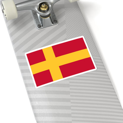 Flag of the Finland Swedes (Finland) STICKER Vinyl Kiss-Cut Decal