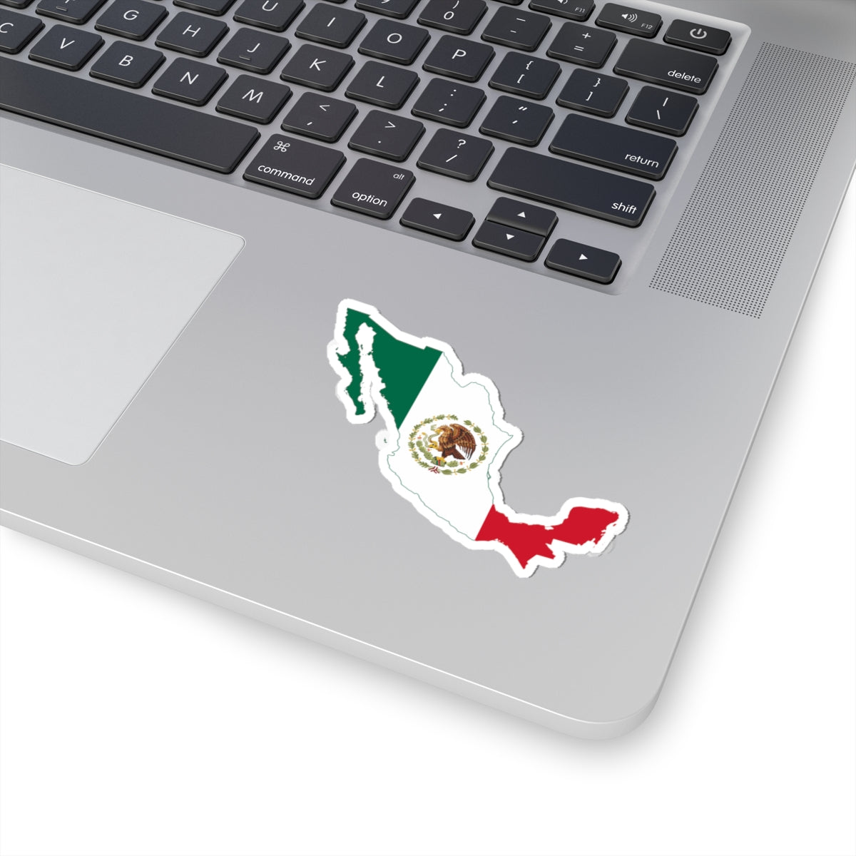 Flag-map of Mexico 1934-1968 (Mexico) STICKER Vinyl Kiss-Cut Decal