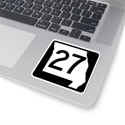 MO-27 (Missouri) (Road Sign) STICKER Vinyl Kiss-Cut Decal