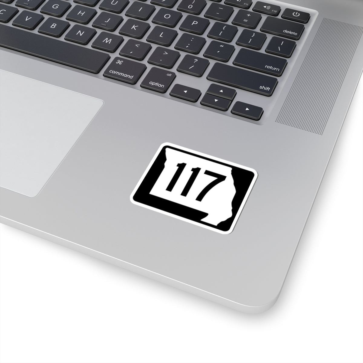 MO-117 (Missouri) (Road Sign) STICKER Vinyl Kiss-Cut Decal