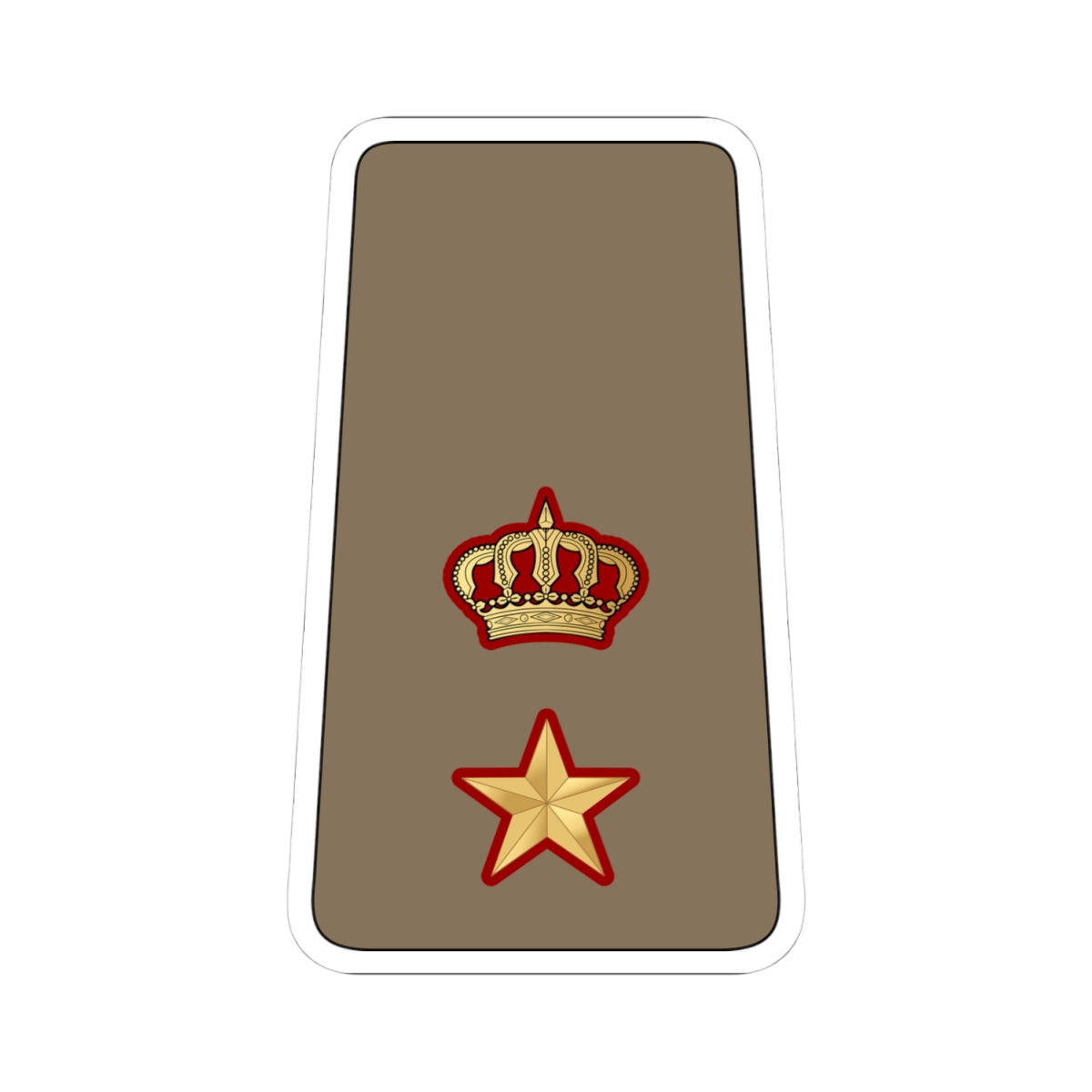 11. KLF LTC (Kuwait) (Military Rank) STICKER Vinyl Kiss-Cut Decal