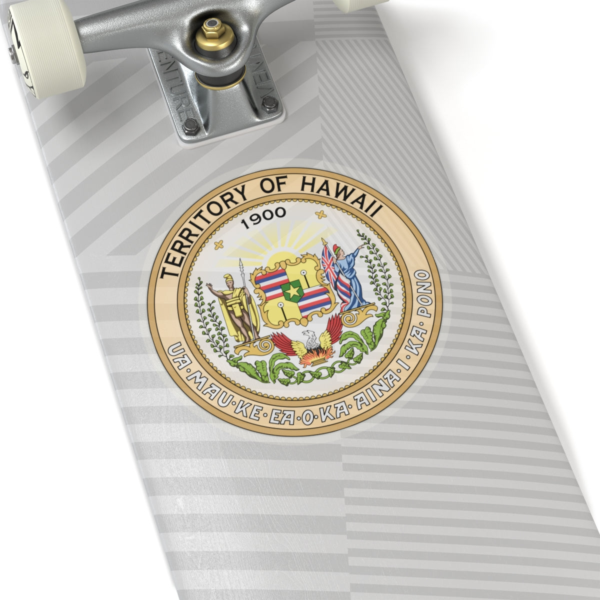 Seal of the Territory of Hawaii - STICKER Vinyl Kiss-Cut Decal