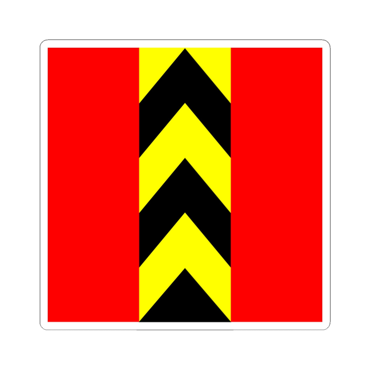 CHE Lebern Flag (Switzerland) STICKER Vinyl Kiss-Cut Decal