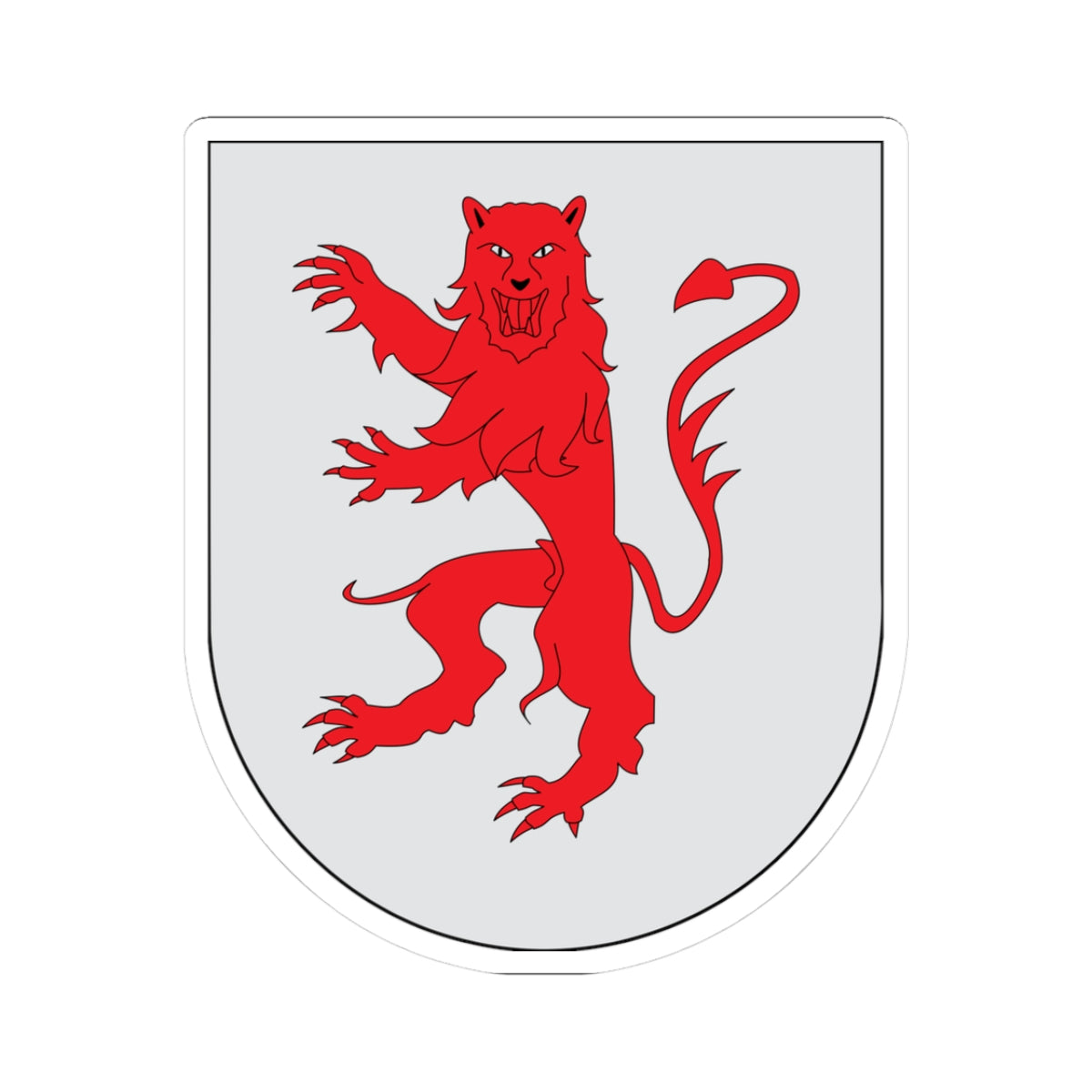 Antic escut municipal de Malpàs (Spain) (Coat of Arms) STICKER Vinyl Kiss-Cut Decal