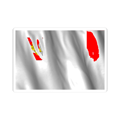 Flag of Vologda Oblast Picture Description (Russia) STICKER Vinyl Kiss-Cut Decal