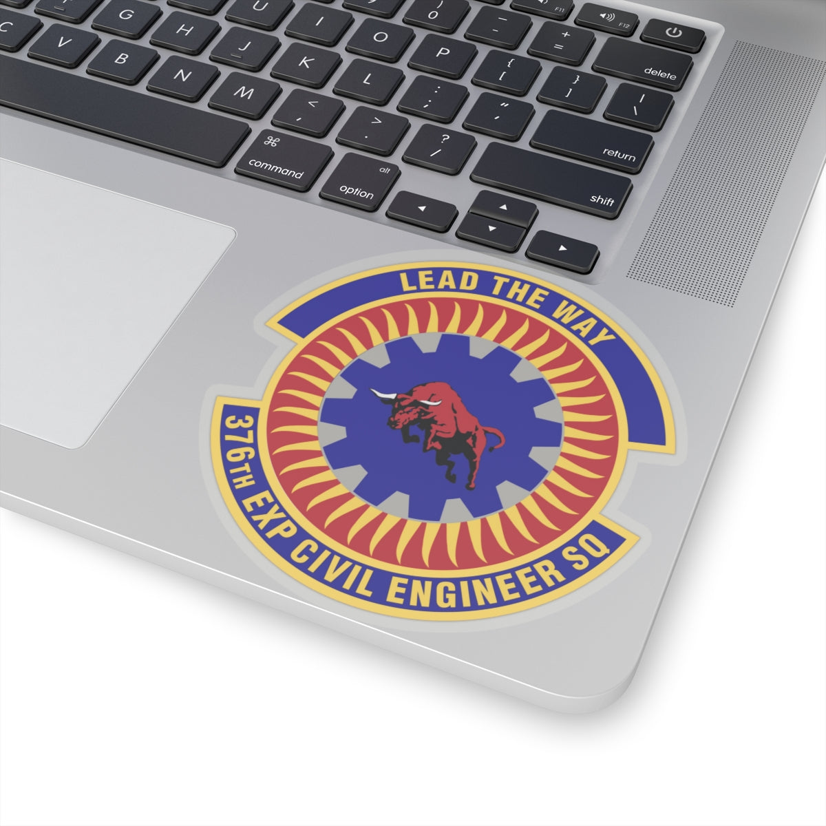 376th Expeditionary Civil Engineer Squadron (U.S. Air Force) STICKER Vinyl Kiss-Cut Decal