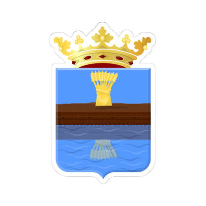 Barradeel wapen (Netherlands) (Coat of Arms) STICKER Vinyl Kiss-Cut Decal