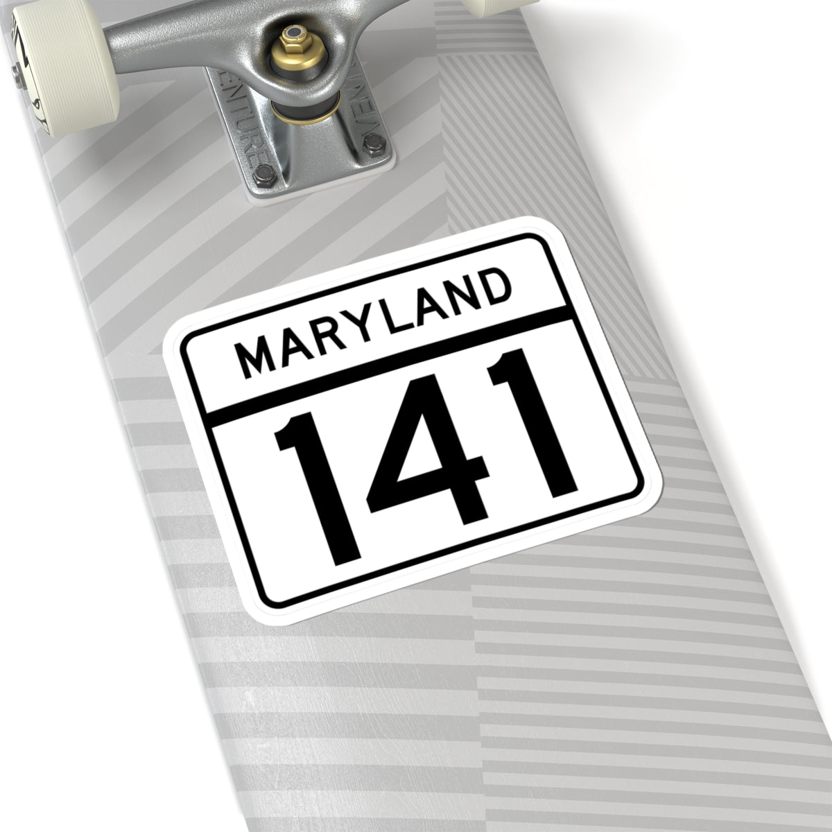 MD Route 141 (Maryland) (Road Sign) STICKER Vinyl Kiss-Cut Decal