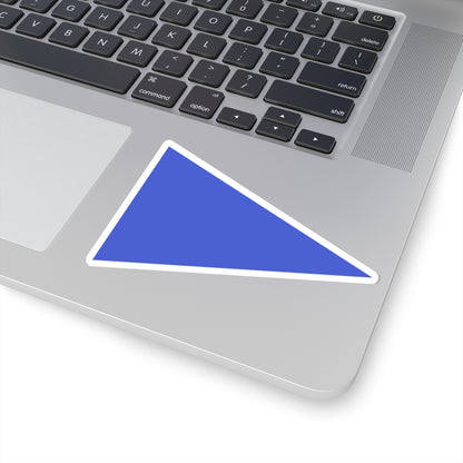 Burgee of officier in command of the Regia Marina (Italy) STICKER Vinyl Kiss-Cut Decal