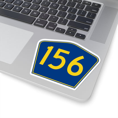 PR secondary 156 (Puerto Rico) (Road Sign) STICKER Vinyl Kiss-Cut Decal