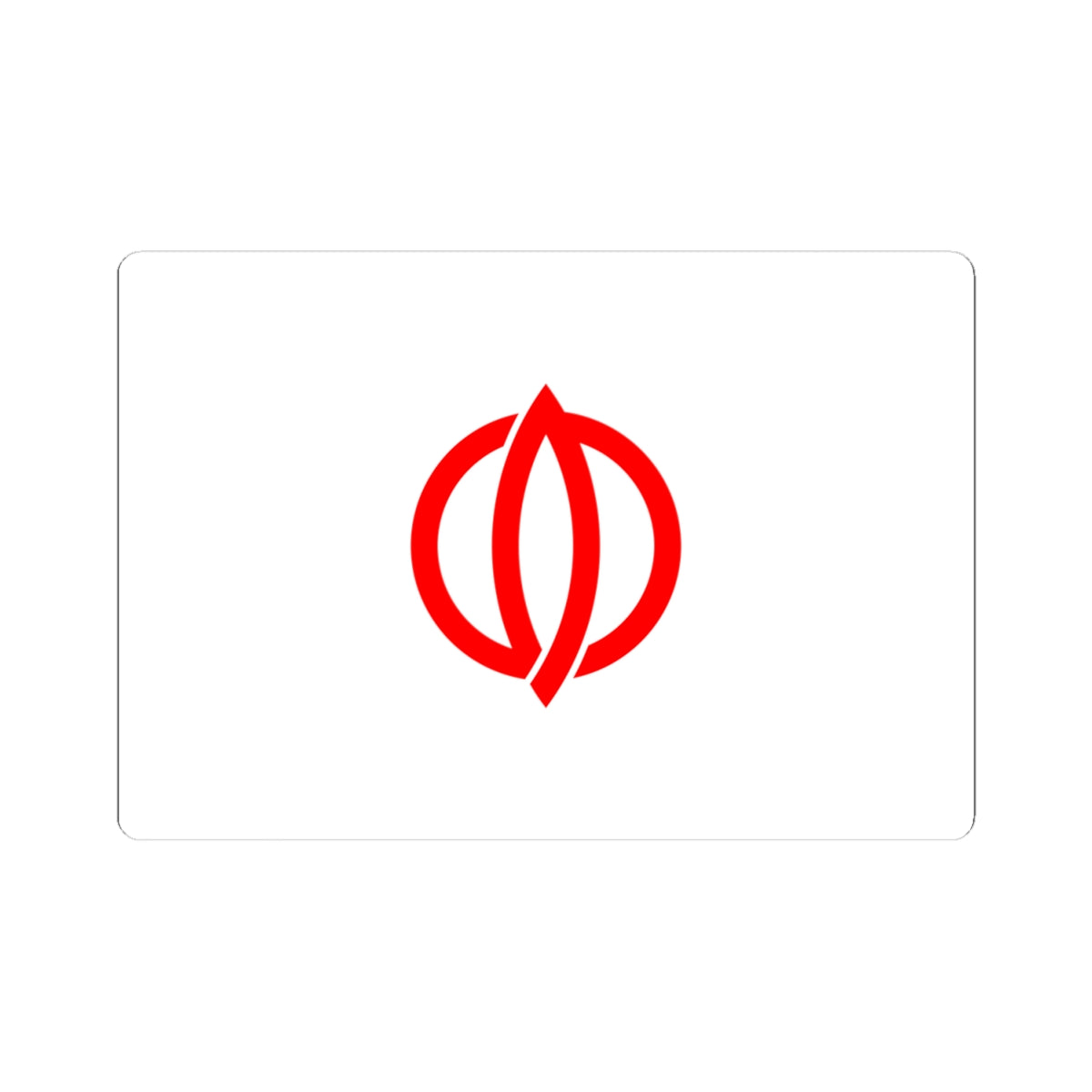 Flag of Yugawara Kanagawa (Japan) STICKER Vinyl Kiss-Cut Decal