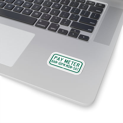 PBOT Road sign P1590 (Oregon) (Road Sign) STICKER Vinyl Kiss-Cut Decal
