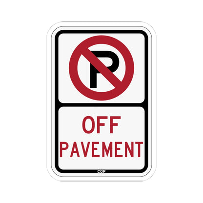 PBOT Road sign P1810 (Oregon) (Road Sign) STICKER Vinyl Kiss-Cut Decal
