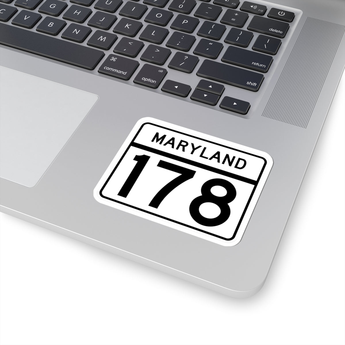 MD Route 178 (Maryland) (Road Sign) STICKER Vinyl Kiss-Cut Decal