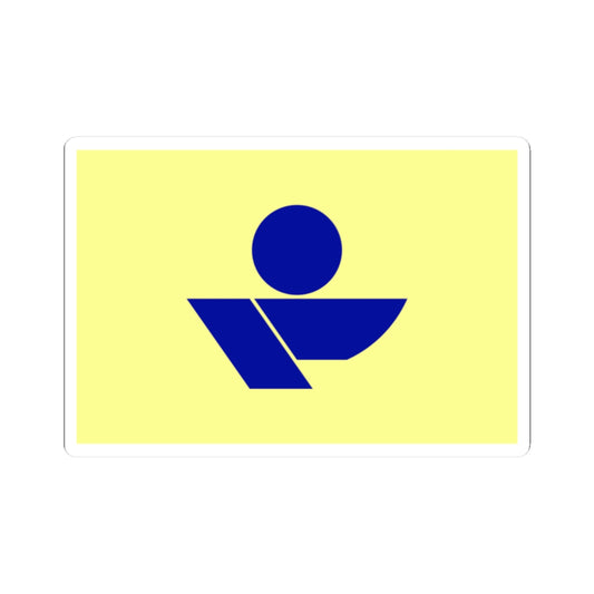 Flag of Okoppe Hokkaido (Japan) STICKER Vinyl Kiss-Cut Decal