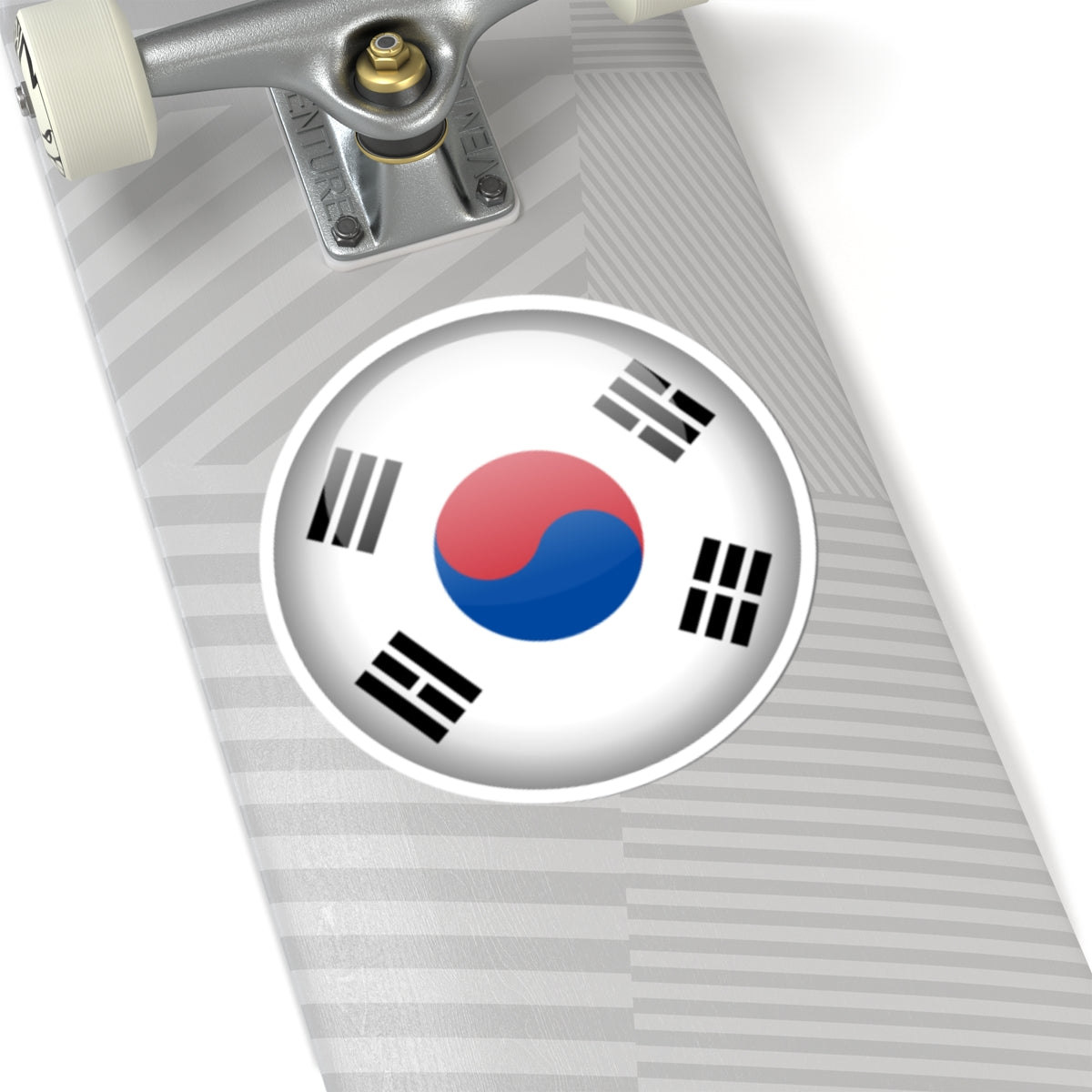 Flag orb South Korea (Korea) STICKER Vinyl Kiss-Cut Decal