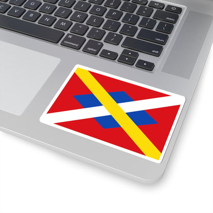 Bandera dAlbanya (Spain) STICKER Vinyl Kiss-Cut Decal