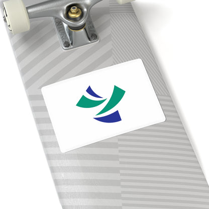 Flag of Yoshinogawa Tokushima (Japan) STICKER Vinyl Kiss-Cut Decal