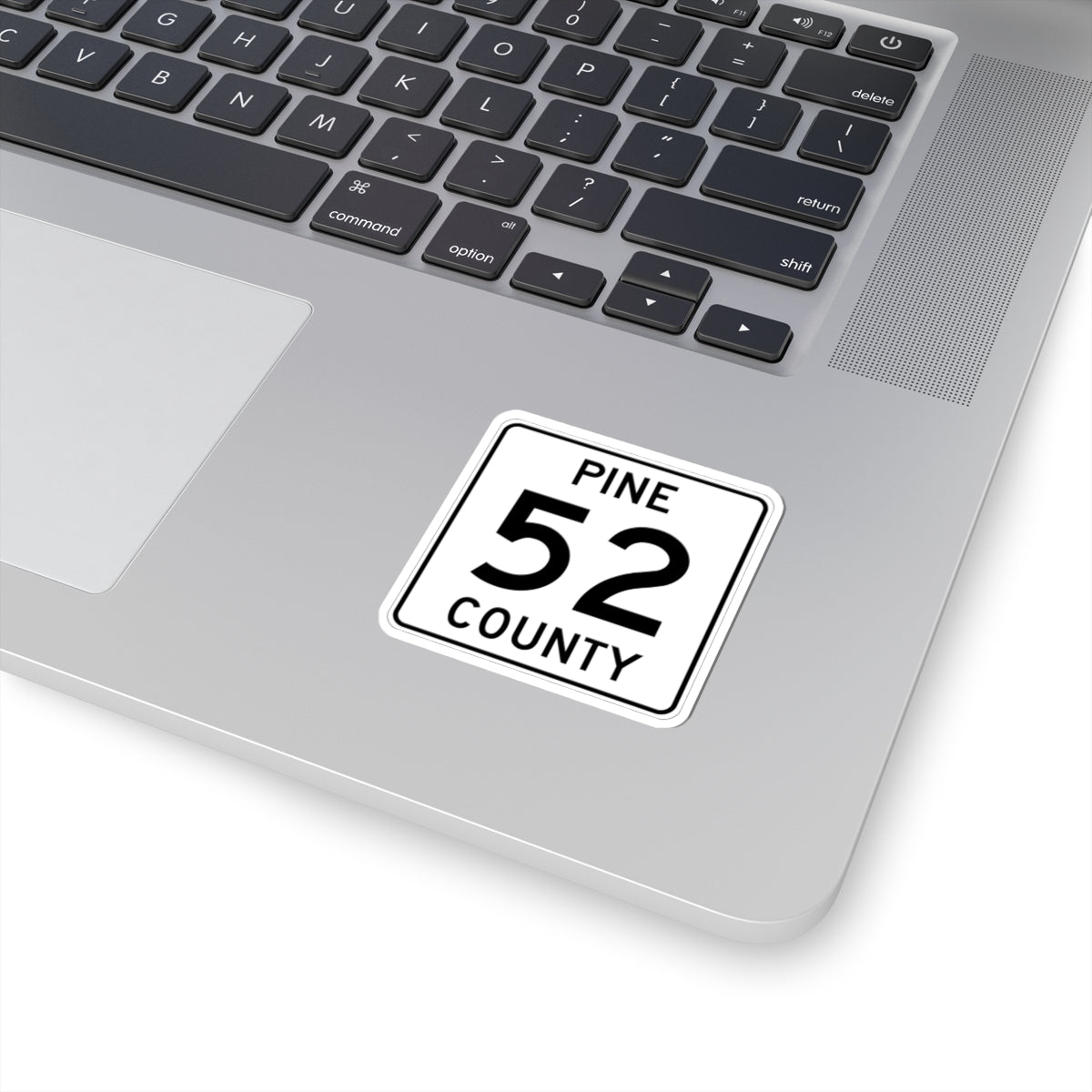 Pine County Route 52 MN (Minnesota) (Road Sign) STICKER Vinyl Kiss-Cut Decal