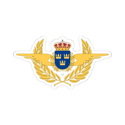 Polisflyget vapen (Sweden) (Coat of Arms) STICKER Vinyl Kiss-Cut Decal