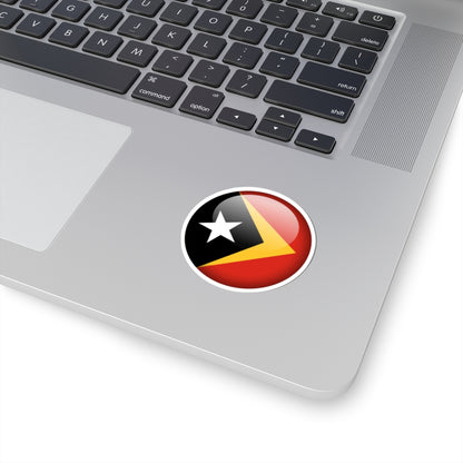 Flag orb East Timor STICKER Vinyl Kiss-Cut Decal