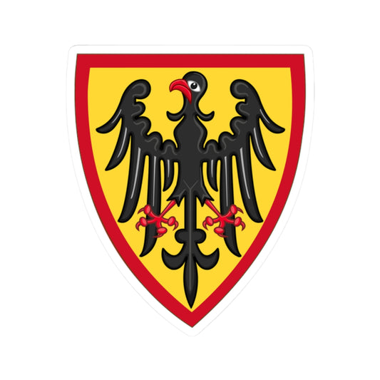 Attributed Coat and Shield of Arms of Henry VI Holy Roman Emperor Codex Manesse (Spain) (Coat of Arms) STICKER Vinyl Kiss-Cut Decal