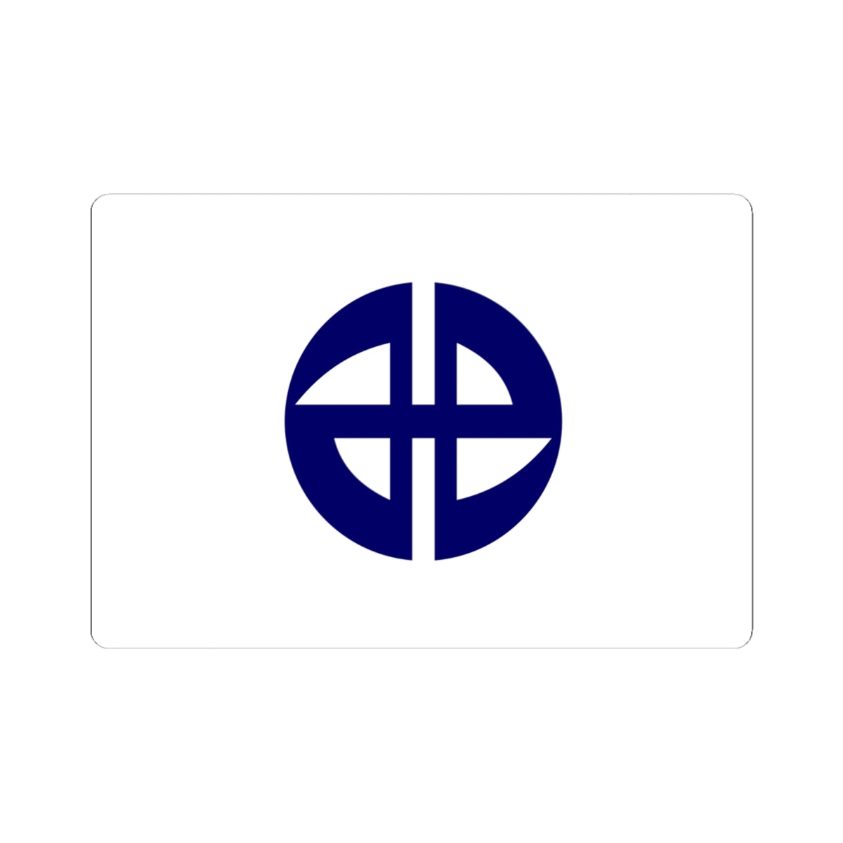 Flag of Miyoshi Aichi (Japan) STICKER Vinyl Kiss-Cut Decal