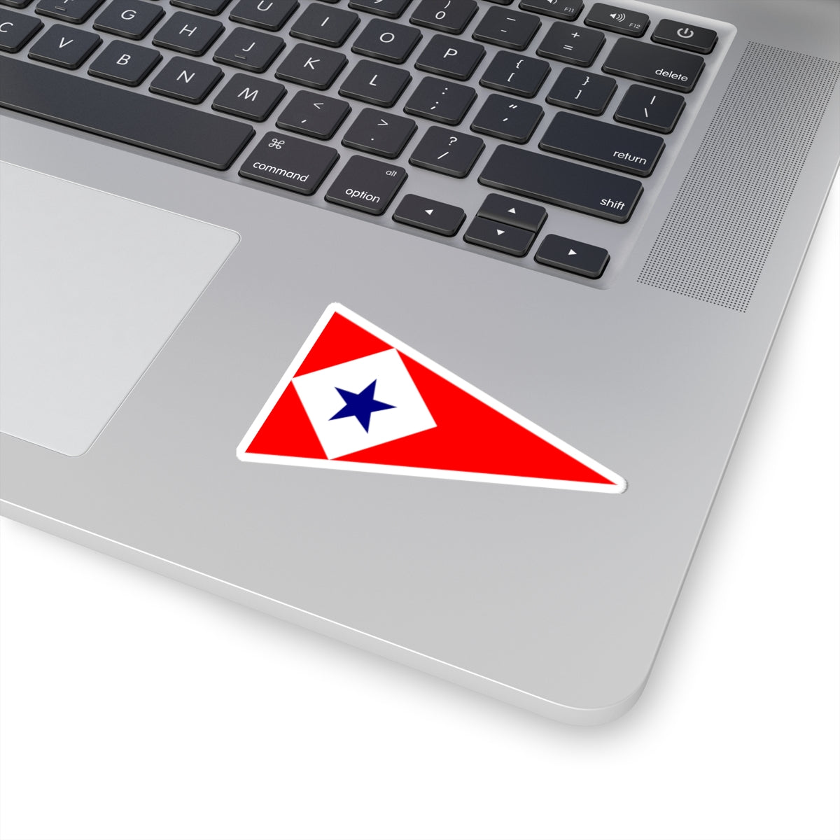 Burgee of Cercle de la Voile de Paris (France) STICKER Vinyl Kiss-Cut Decal