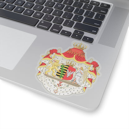 Grand Coat of Arms of Duchy of Warsaw - STICKER Vinyl Kiss-Cut Decal