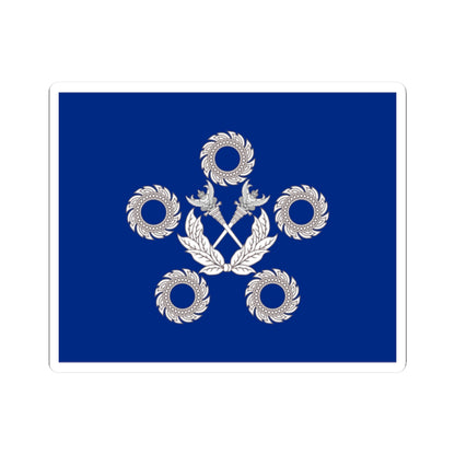 Flag Thai Admiral of the Fleet 1956-1979 (Thailand) STICKER Vinyl Kiss-Cut Decal