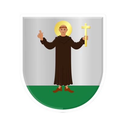 Best wapen 1821 (Netherlands) (Coat of Arms) STICKER Vinyl Kiss-Cut Decal