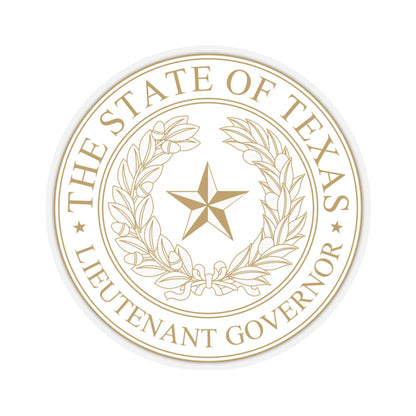 Seal of Lt Governor of Texas - STICKER Vinyl Kiss-Cut Decal