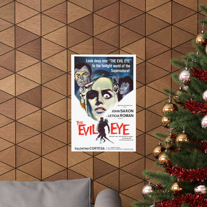 THE EVIL EYE (THE GIRL WHO KNEW TOO MUCH) 1963 - Paper Movie Poster