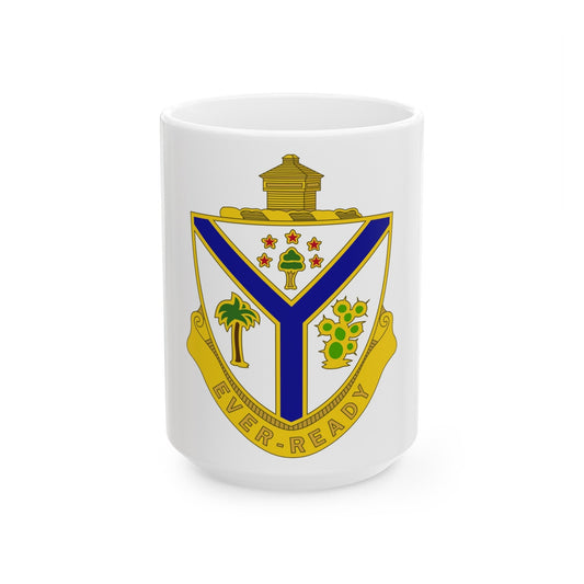 132nd Infantry Regiment (U.S. Army) White Coffee Mug-15oz-The Sticker Space