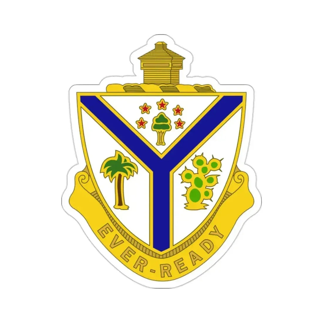 132nd Infantry Regiment (U.S. Army) STICKER Vinyl Die-Cut Decal 2 Inch - The Sticker Space