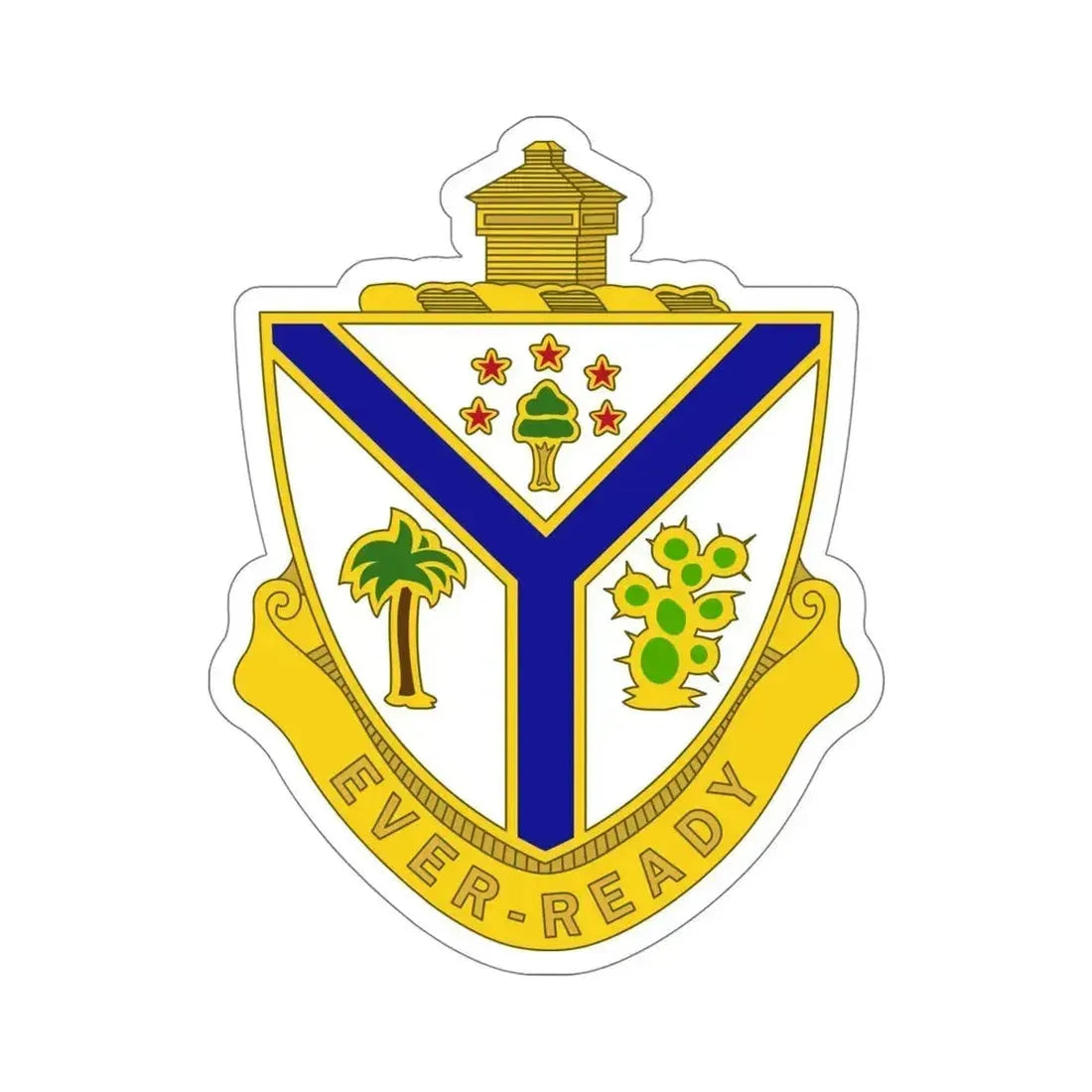 132nd Infantry Regiment (U.S. Army) STICKER Vinyl Die-Cut Decal 5 Inch - The Sticker Space