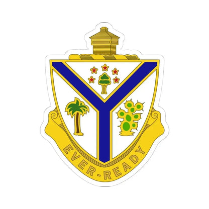 132nd Infantry Regiment (U.S. Army) STICKER Vinyl Kiss-Cut Decal 4 Inch White - The Sticker Space