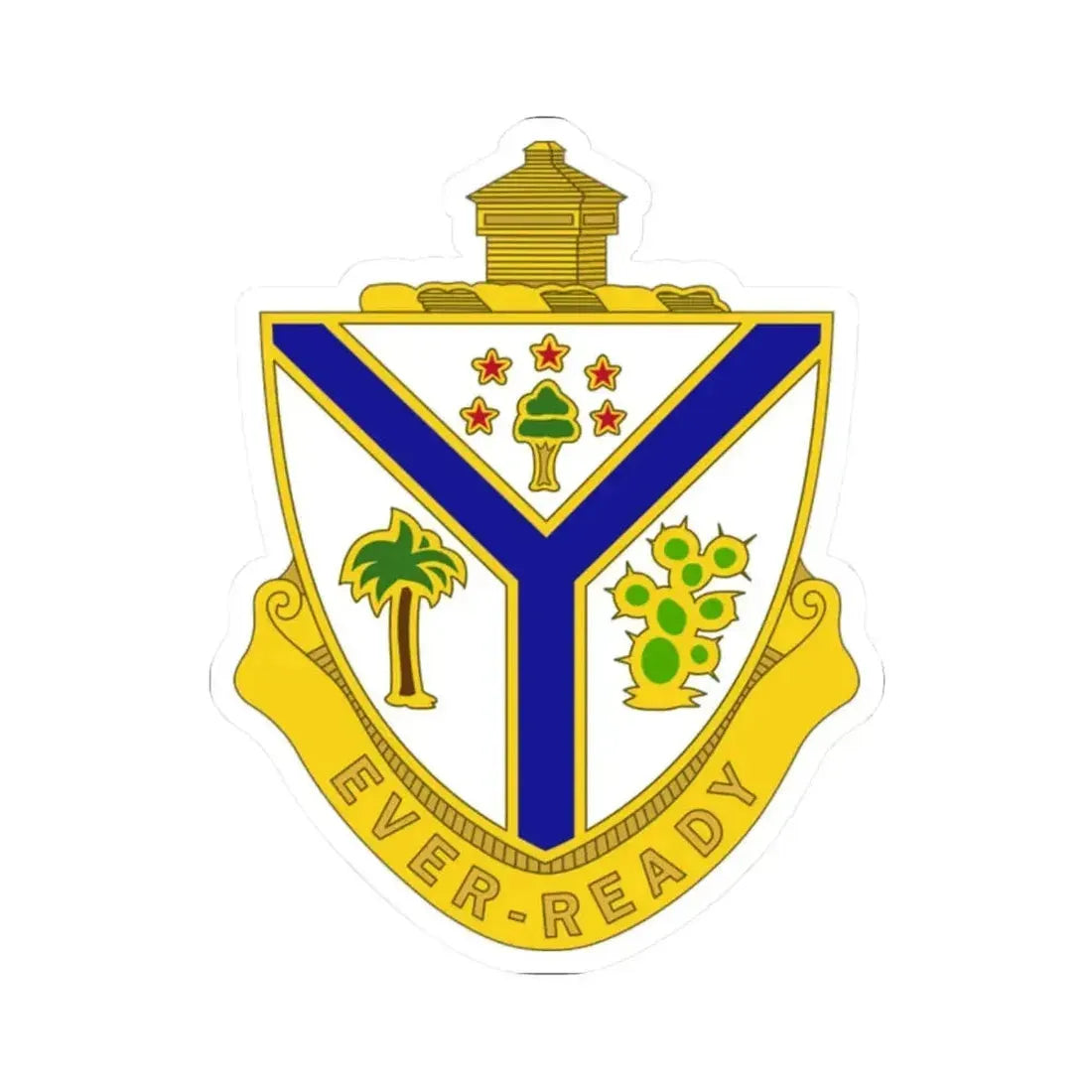 132nd Infantry Regiment (U.S. Army) STICKER Vinyl Kiss-Cut Decal - The Sticker Space