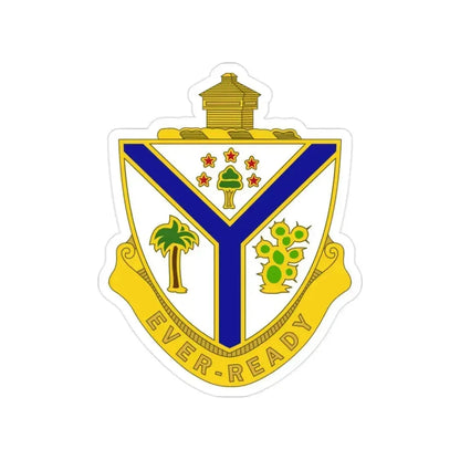 132nd Infantry Regiment (U.S. Army) Transparent STICKER Die-Cut Vinyl Decal 2 Inch - The Sticker Space