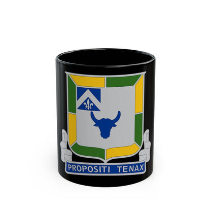 133 Tank Battalion (U.S. Army) Black Coffee Mug-11oz-The Sticker Space